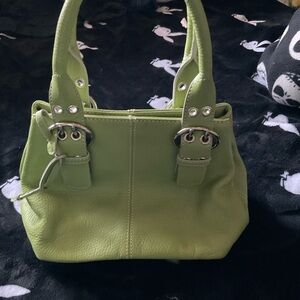 Green Leather Handbag
